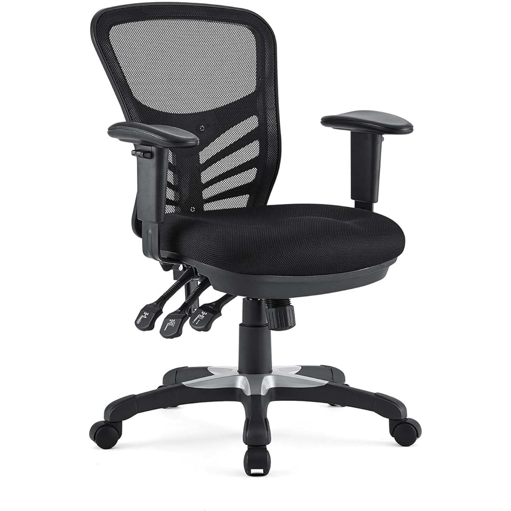 Modway EEI-757-BLK Articulate Ergonomic Mesh Office Chair in Black : Home & Kitchen