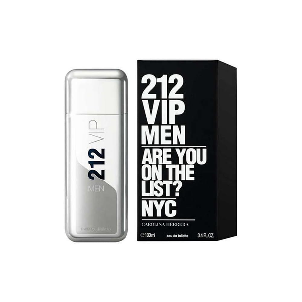 : Carolina Herrera 212 VIP Eau De Toilette Spray 100ml/3.3oz : Perfume For Men : Beauty & Personal Care