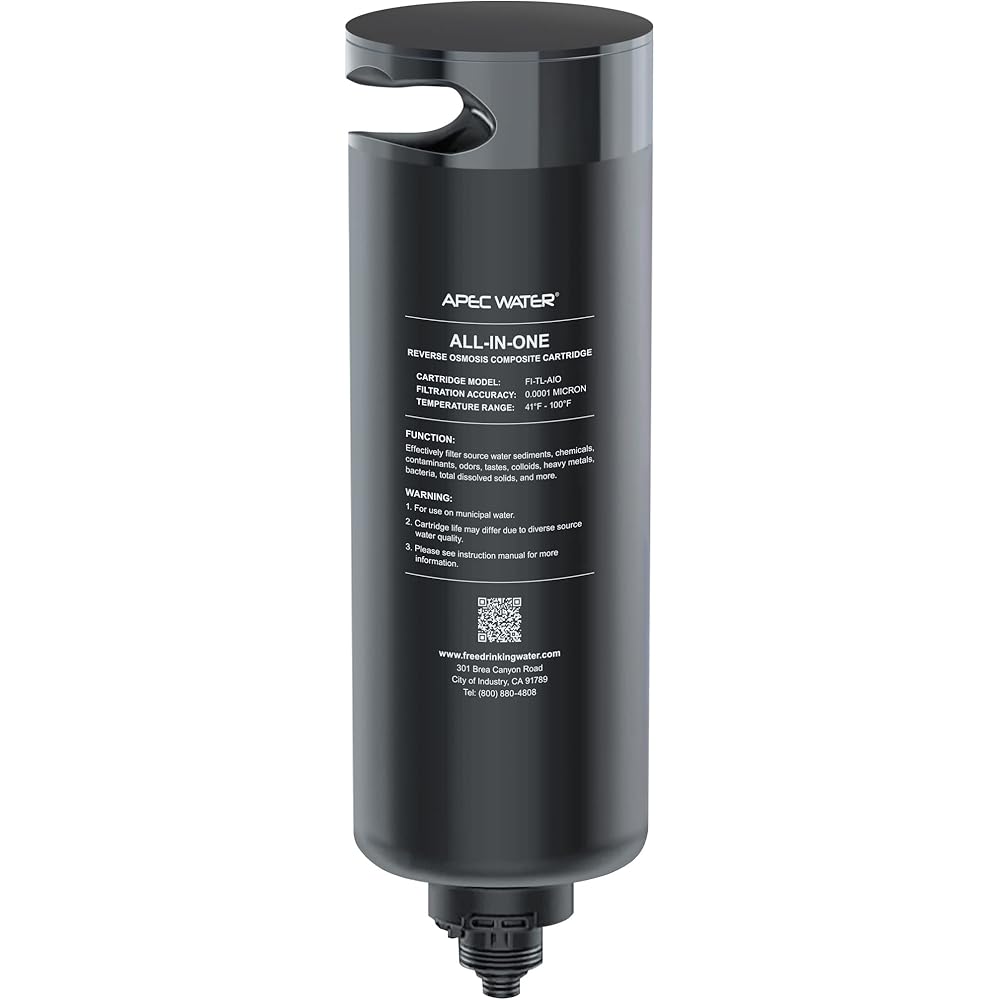 APEC WATER ROTL-AIO Replacement Filter Cartridge 鈥?600 GPD Reverse Osmosis Filter, All in One, Removes 99% of impurities (FI-TL-AIO) : Tools & Home Improvement
