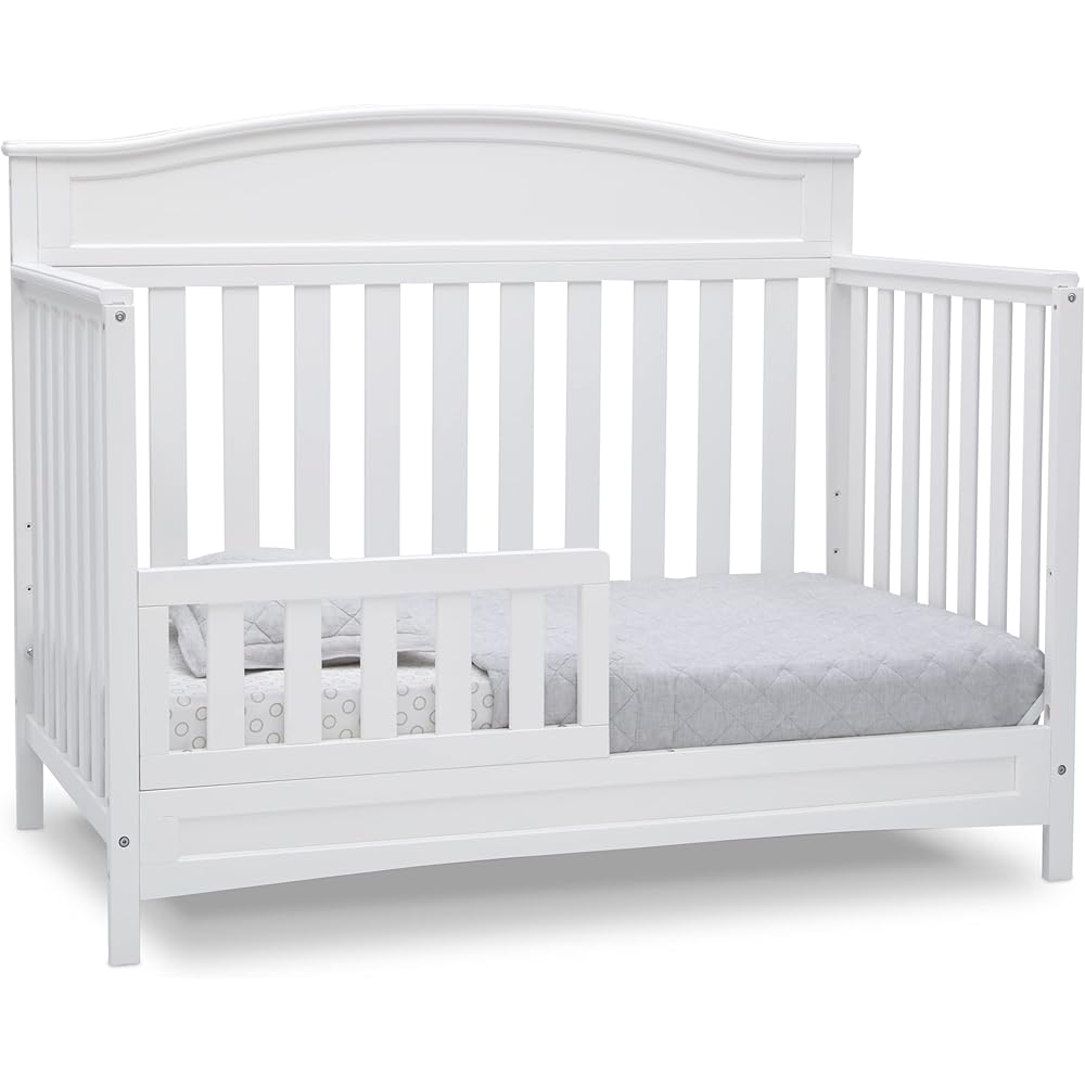 Delta Children Emery 4-in-1 Convertible Baby Crib - Greenguard Gold Certified, White : Baby