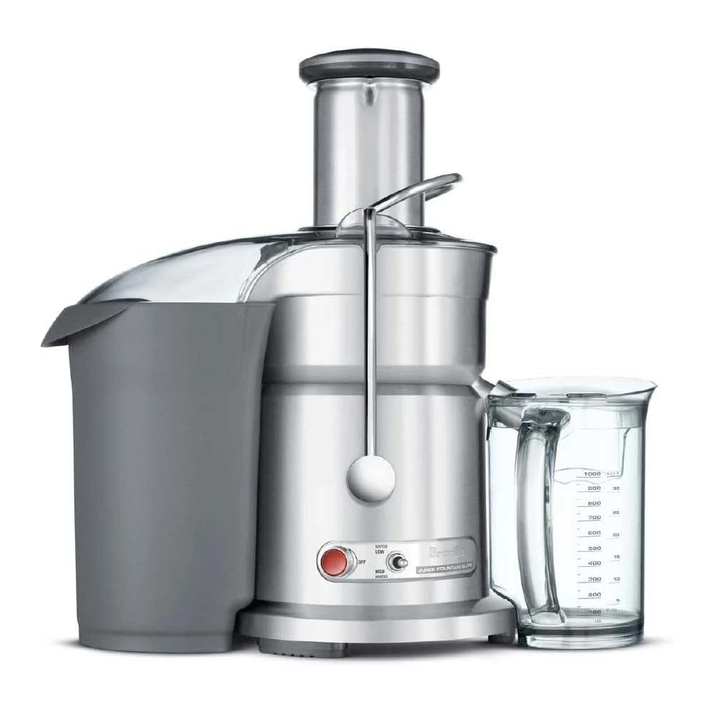 Breville Juice Fountain Elite 800JEXL, Silver: Electric Centrifugal Juicers: Home & Kitchen