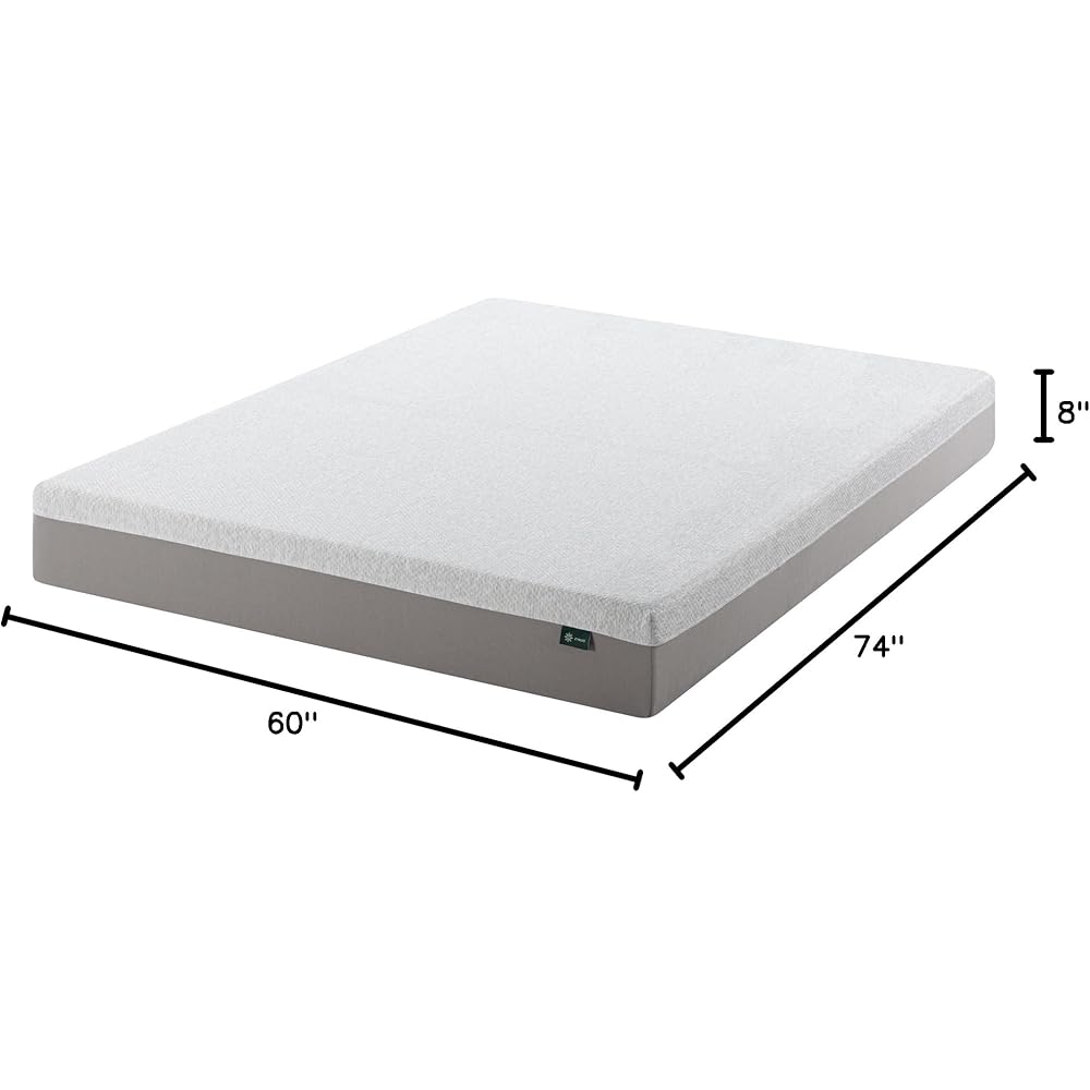 ZINUS 8 Inch Ultima RV Memory Foam Mattress [New Version], Short Queen, Fiberglass Free, Medium Firm Feel, Breathable Memory Foam, Certified Safe Foams & Fabric, Mattress in A Box : Home & Kitchen