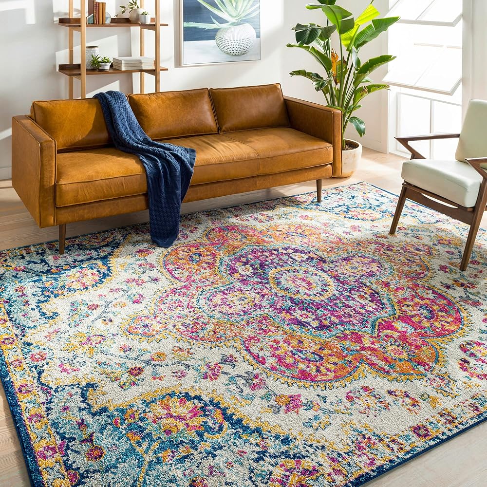 Livabliss Romaine Vintage Medallion Area Rug,7'10