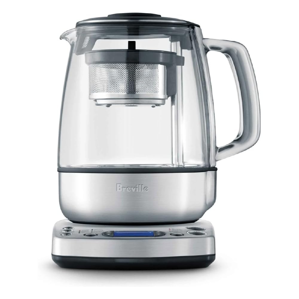 Breville BTM800XL Tea Maker Infuser and Water Kettle, 51 oz, Brushed Stainless Steel and Glass : Home & Kitchen