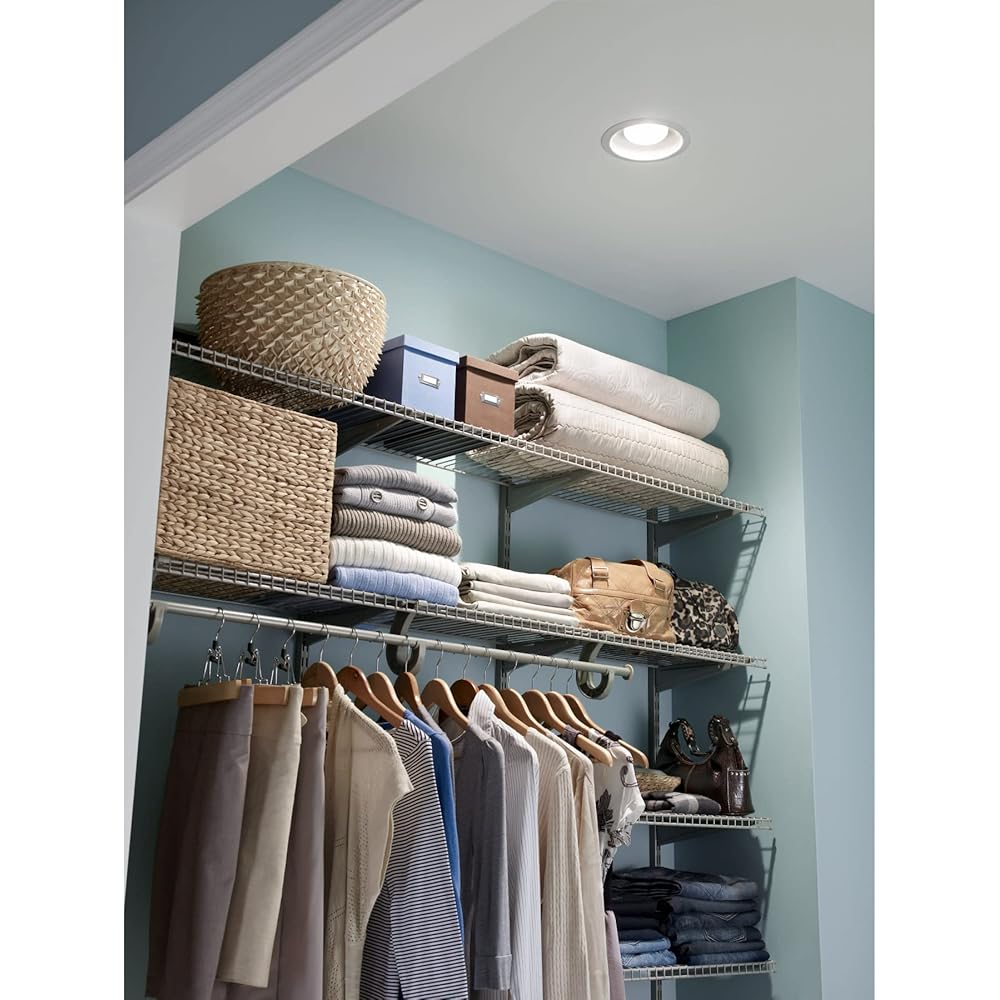 Broan-NuTone 744 Recessed Light Ventilation Fan, 70 CFM, 1.5 Sones, White - Built In Household Ventilation Fans -