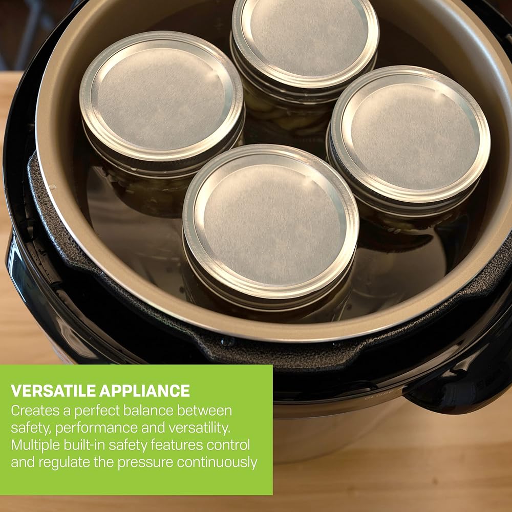 CAREY DPC-9SS Smart Electric Pressure Cooker and Canner, Stainless Steel, 9.5 Qt: Home & Kitchen