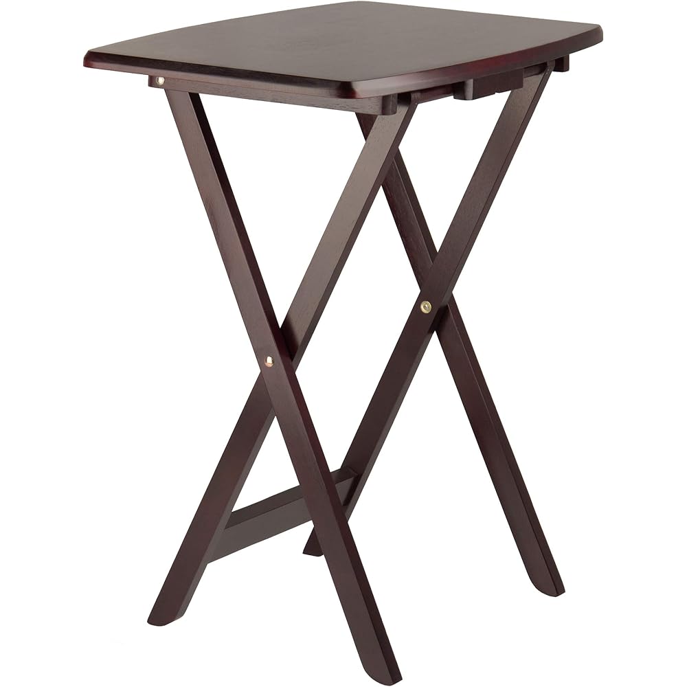 Winsome Dylan Snack Table Set with Stand, for Living Room, 26