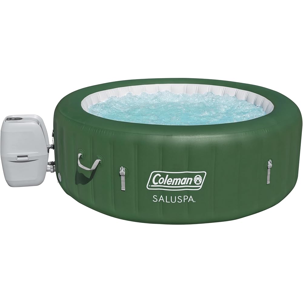 : Coleman Palm Springs EnergySense AirJet Inflatable Hot Tub Spa (77