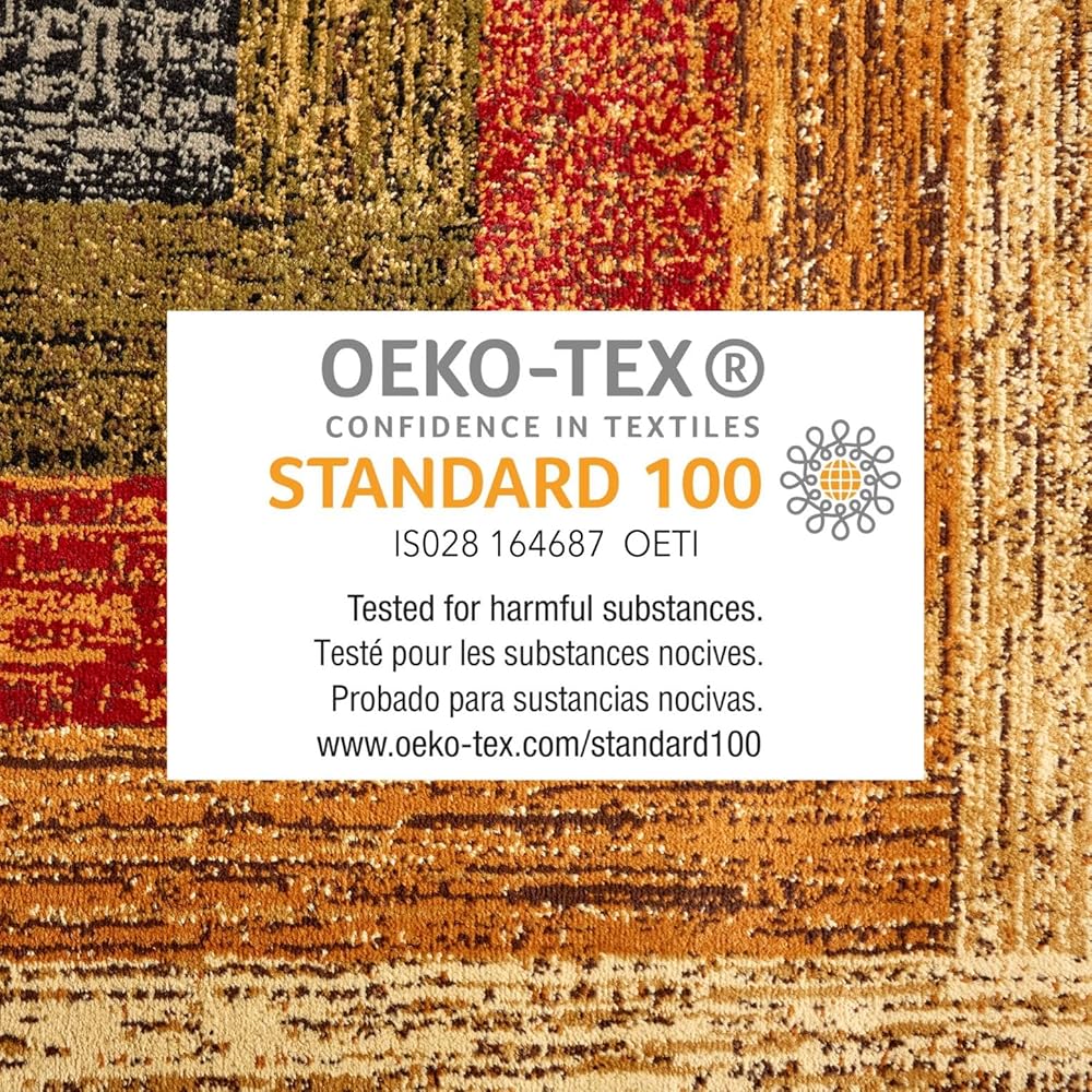 Home Dynamix Royalty Vega Contemporary Geometric Area Rug, Black/Brown, 7'8