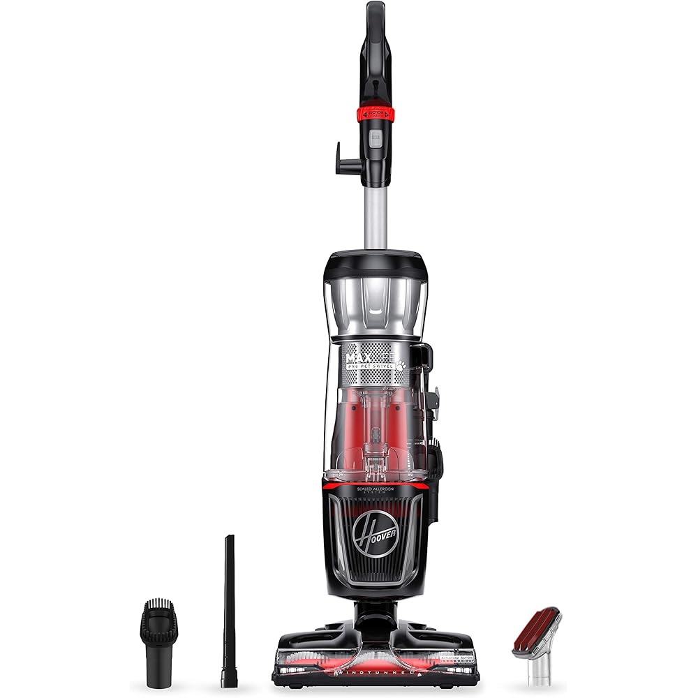 - Hoover MAXLife Pro Pet Swivel Vacuum Cleaner, Bagless Upright Vac, HEPA Media Filtration, MAXLife System, WindTunnel Technology, Corded Vacuum Cleaners for Home Use