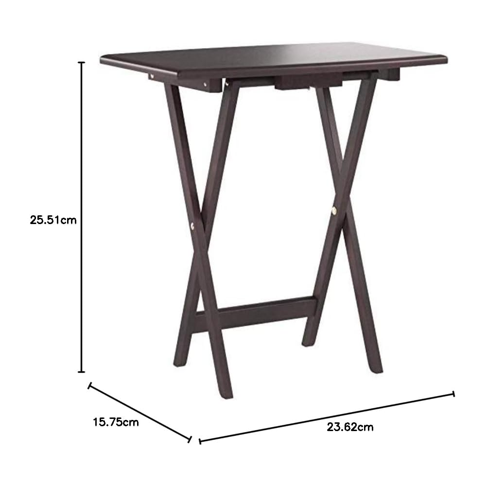 Winsome Dylan Snack Table Set with Stand, for Living Room, 26
