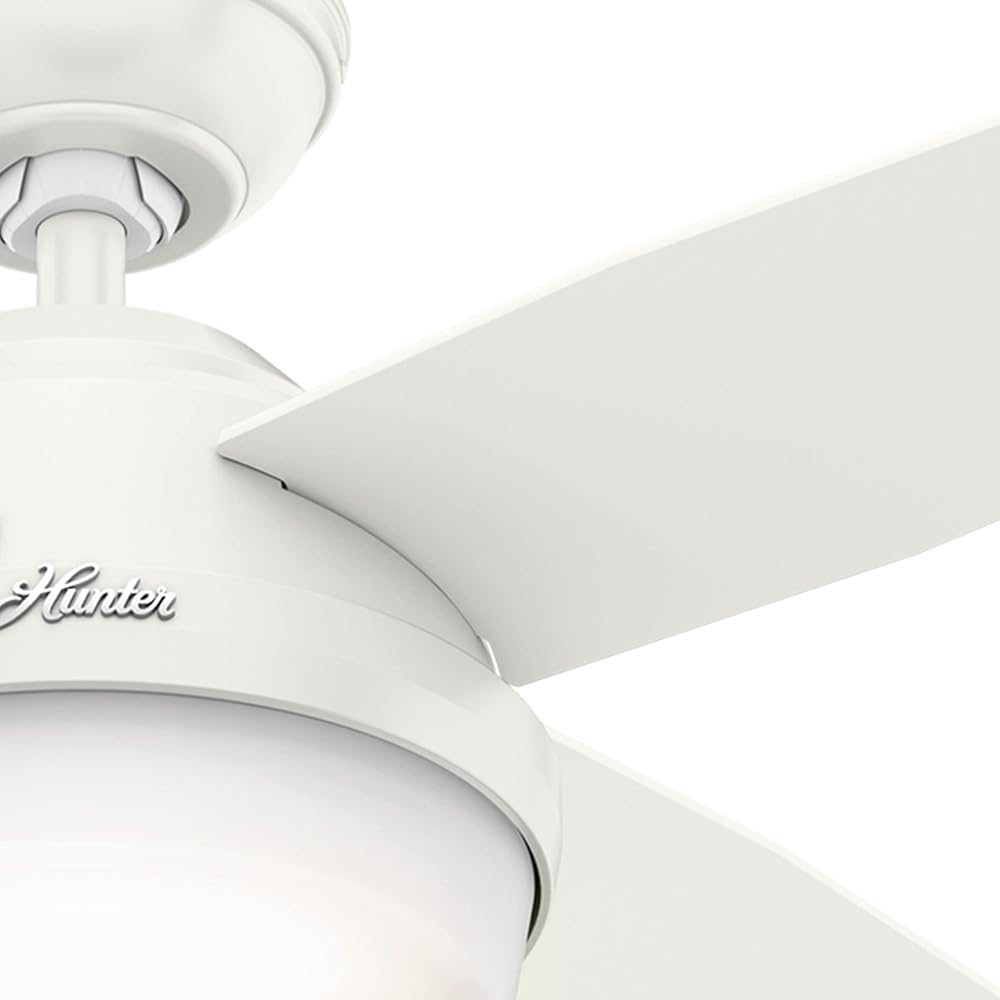 Hunter 59246 Dempsey Ceiling Fan 44 inches Fresh White -