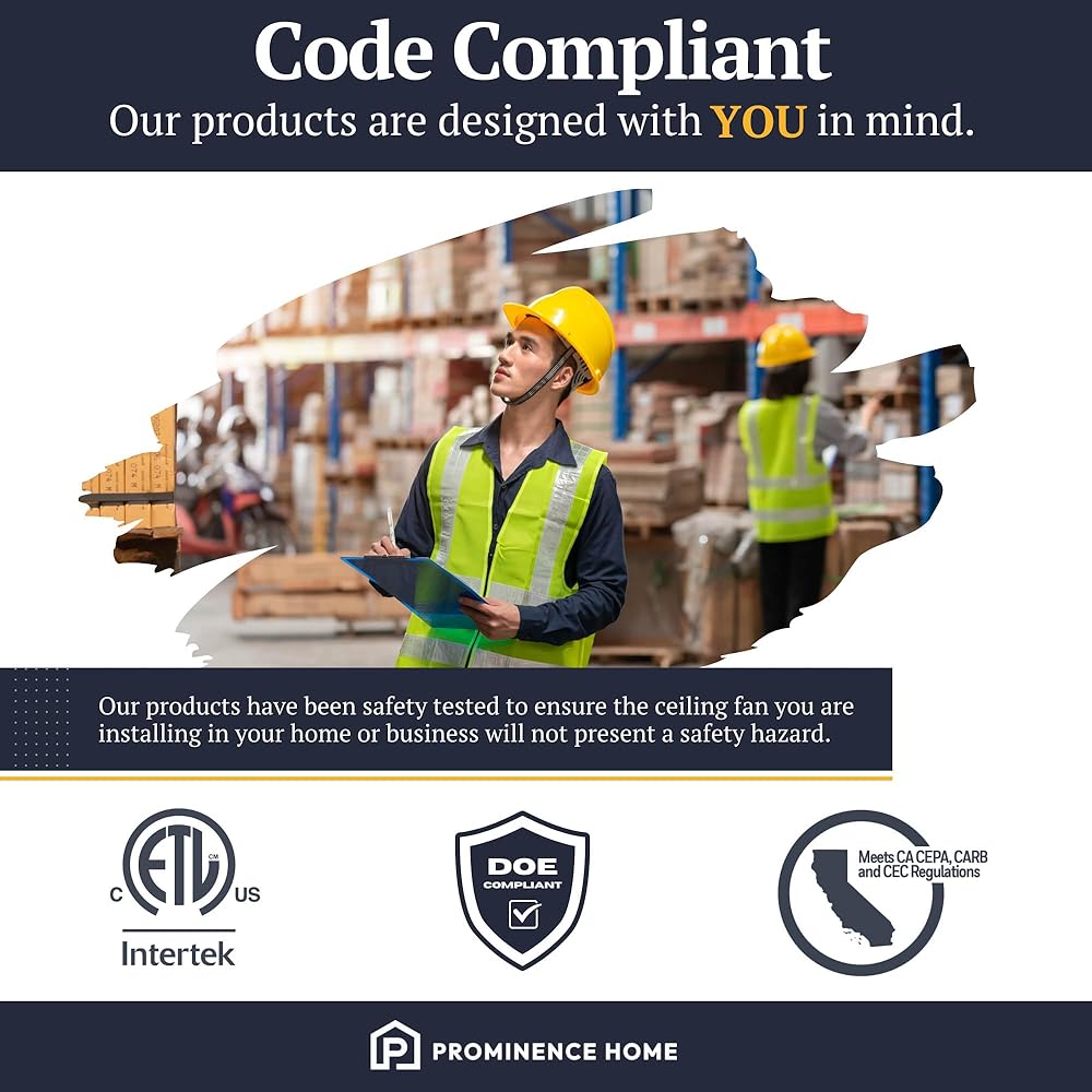 Prominence Home Lincoln Woods, 52 Inch Industrial Style LED Ceiling Fan with Light, Pull Chain, Three Mounting Options, 5 Dual Finish Blades, Reversible Motor - 50581-01 (Bronze) -