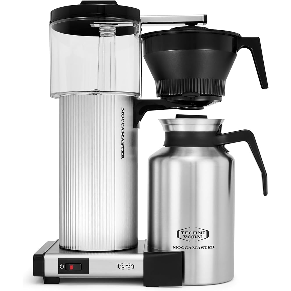 Technivorm Moccamaster 39340 CDT Grand Coffee Maker, 60 Ounce, Silver: Drip Coffeemakers: Home & Kitchen