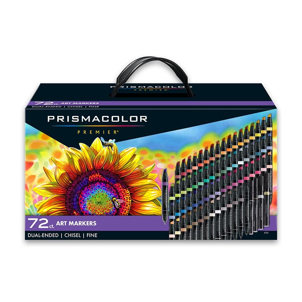 : Prismacolor Premier Dual-Ended Art Markers Alcohol Marker Set 72 Count - Assorted Colors Perfect for Adult Coloring Drawing Art Supplies Bible Study Supplies : Artists Drawing Media : Arts, Crafts & Sewing