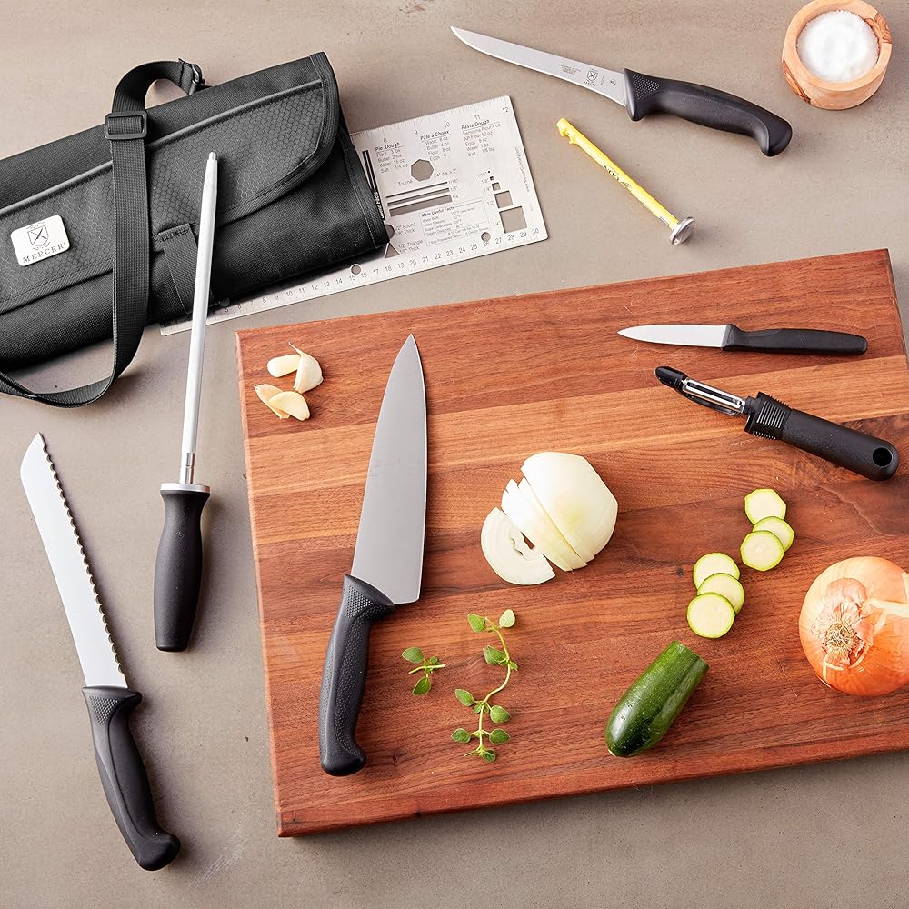 Mercer Culinary Partners in Education 13-Piece Millennia Culinary School Kit,Black: Kitchen Tool Sets: Home & Kitchen