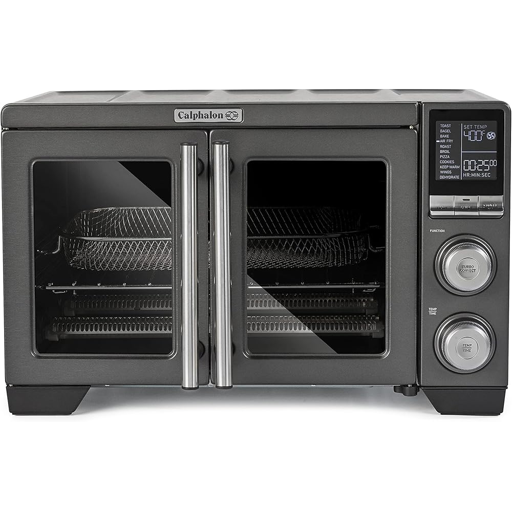 Calphalon® Performance Countertop French Door Air Fryer Oven, 11-in-1 Convection Toaster Oven : Home & Kitchen