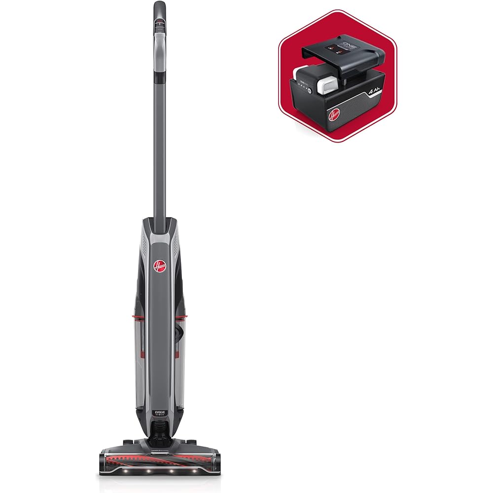 - Hoover ONEPWR Evolve Pet Elite Cordless Vacuum Cleaner, Lightweight Stick Vac, Small Upright Vacuum Cleaner, Ideal for Pet Hair, XL Dirt Cup Capacity, Cordless Vacuum Cleaners for Home Use