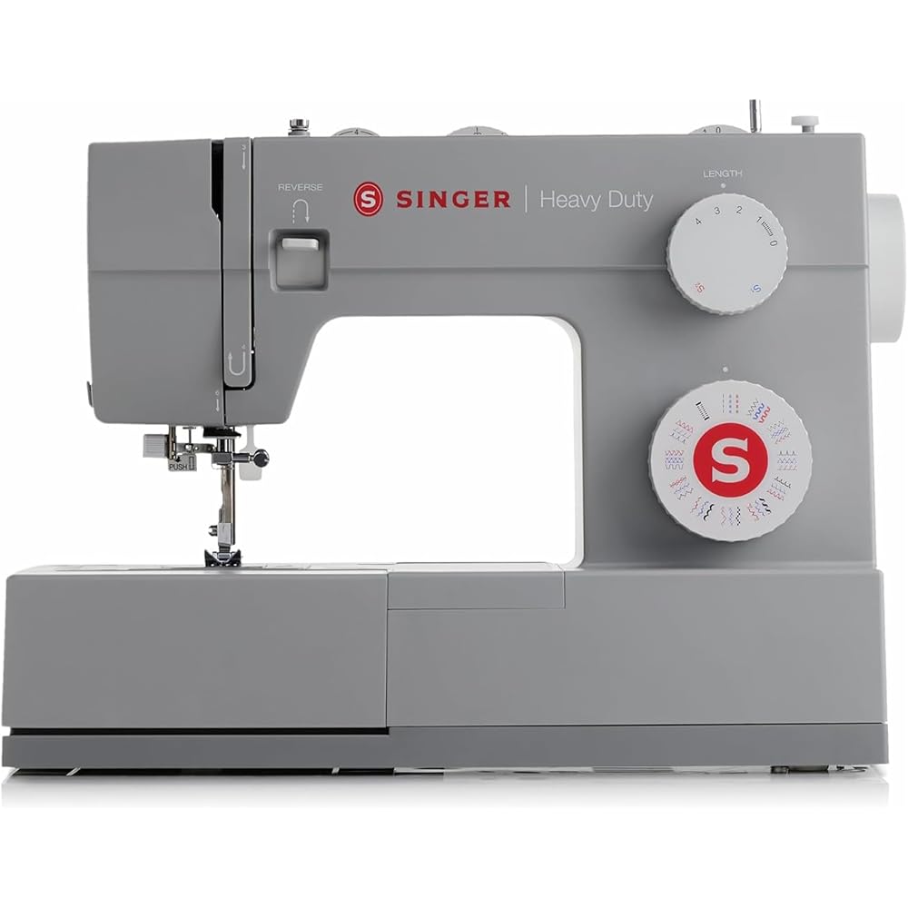 SINGER Heavy Duty 4432 High Speed Sewing Machine with Accessory Kit | Strong Motor With Enhanced Piercing Power, 110 Stitch Applications, Full Metal frame, 1-step Buttonhole & LED Light