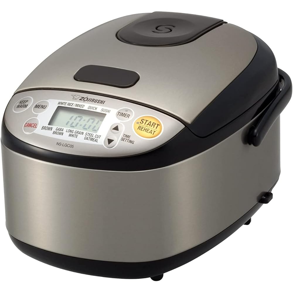 Zojirushi Micom 3-Cup Compact Size, Multiple Settings, Stainless Steel Made, Built-In Retractable Power Cord and Easy to Transport Rice Cooker and Warmer: Home & Kitchen