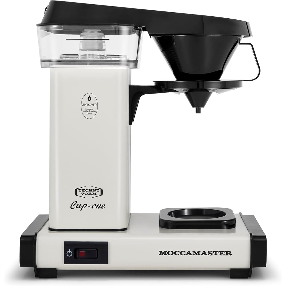 Technivorm Moccamaster 69211 Cup One, One-Cup Coffee Maker 10 Ounce, Off-White: Home & Kitchen
