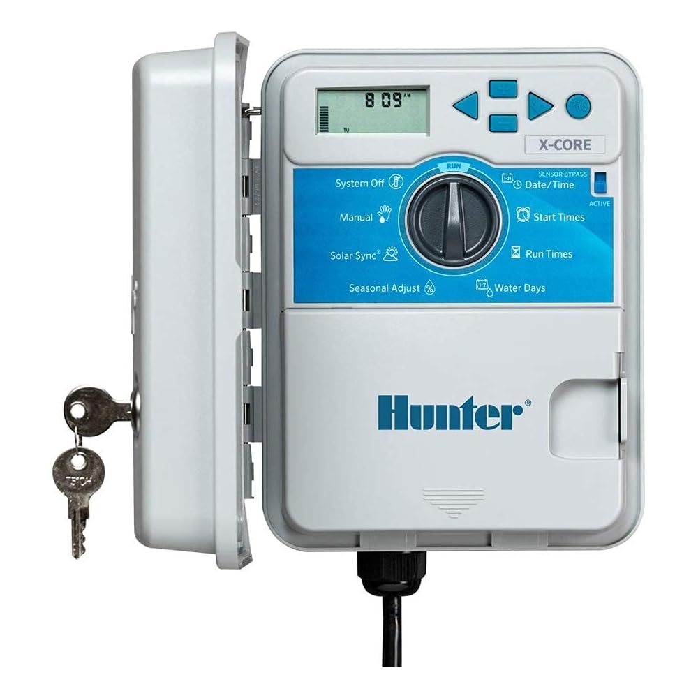 : Hunter Sprinkler XC800 X-Core 8-Station Outdoor Only Sprinkler Timer : Automatic Lawn Underground Sprinkler Systems : Patio, Lawn & Garden