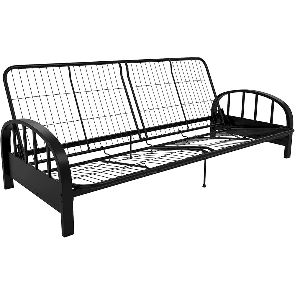 DHP Aiden Metal Futon Frame, Black : Home & Kitchen