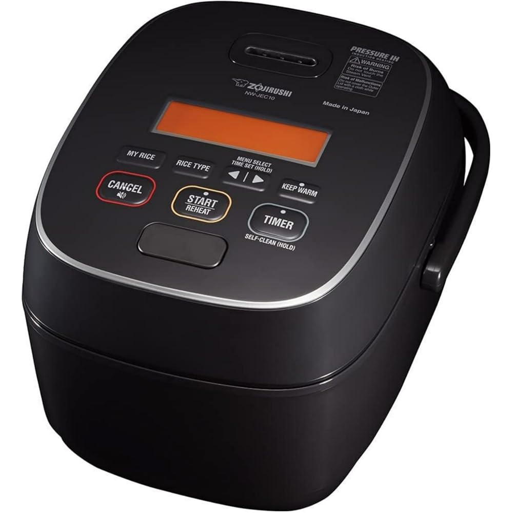 Zojirushi NW-JEC10BA Pressure Induction Heating (IH) Rice Cooker & Warmer, 5.5-Cup, Made in Japan: Home & Kitchen