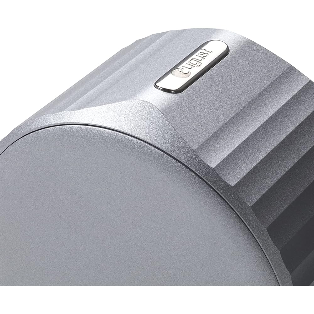 August Home, Silver Wi-Fi Connected Smart Keyless Entry Door Lock, Electronic Door Lock Fits Your Existing Deadbolt in Minutes,  AUG-SL05-M01-S01 -