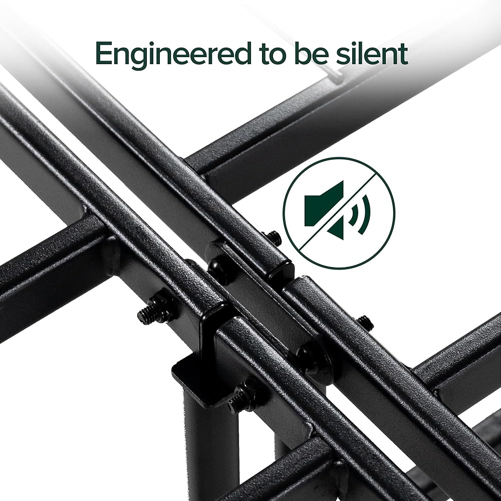 ZINUS SmartBase Tool-Free Assembly Mattress Foundation, 14 Inch Metal Platform Bed Frame, No Box Spring Needed, Sturdy Steel Frame, Underbed Storage, Queen : Home & Kitchen