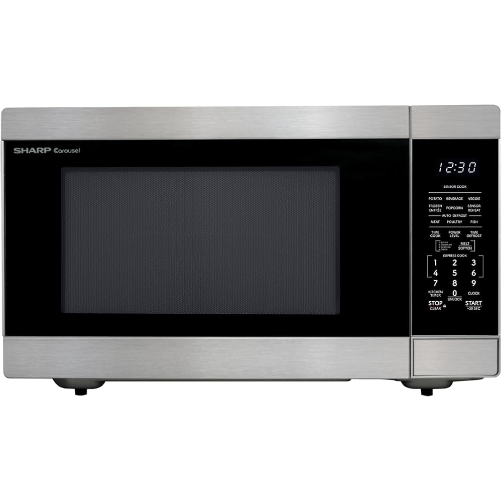 SHARP Countertop Microwave Oven with Removable 16.5