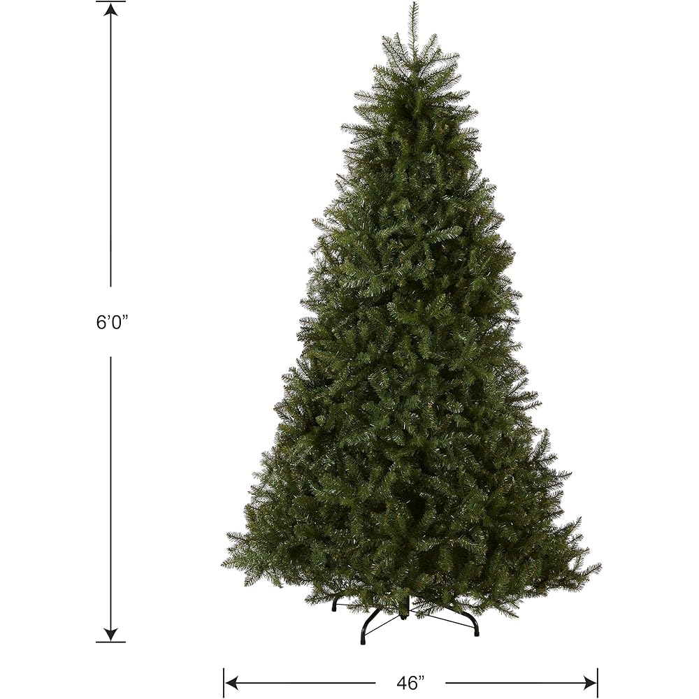 National Tree Company Artificial Full Christmas Tree, Green, Dunhill Fir, Includes Stand, 6 Feet : Home & Kitchen
