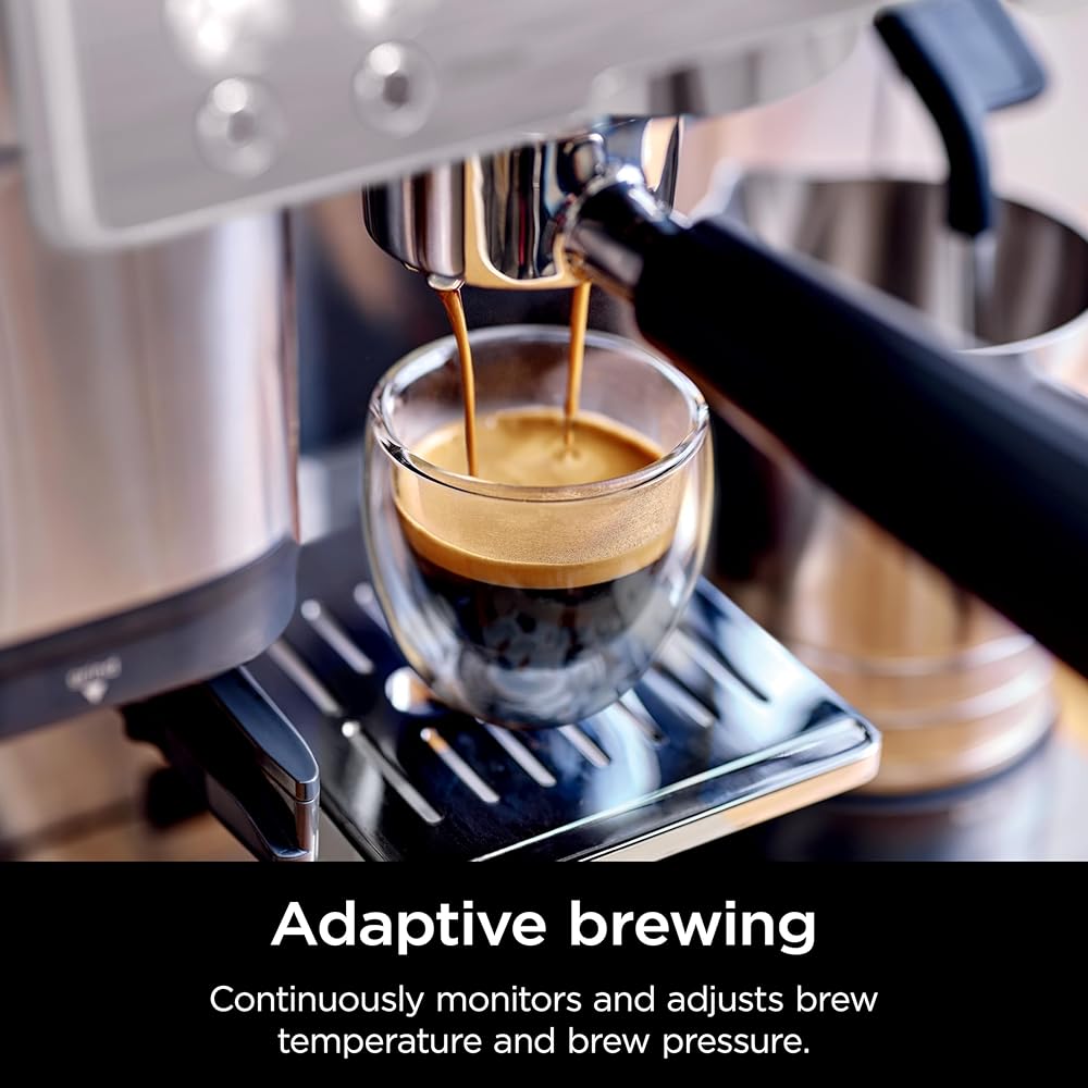 Ninja | Espresso Machine and Drip Coffee Maker| Luxe Café Premier Series | Integrated Coffee Grinder, Milk Frother, Assisted Tamper & Built-In Espresso Accessory Storage | Stainless Steel | ES601: Home & Kitchen