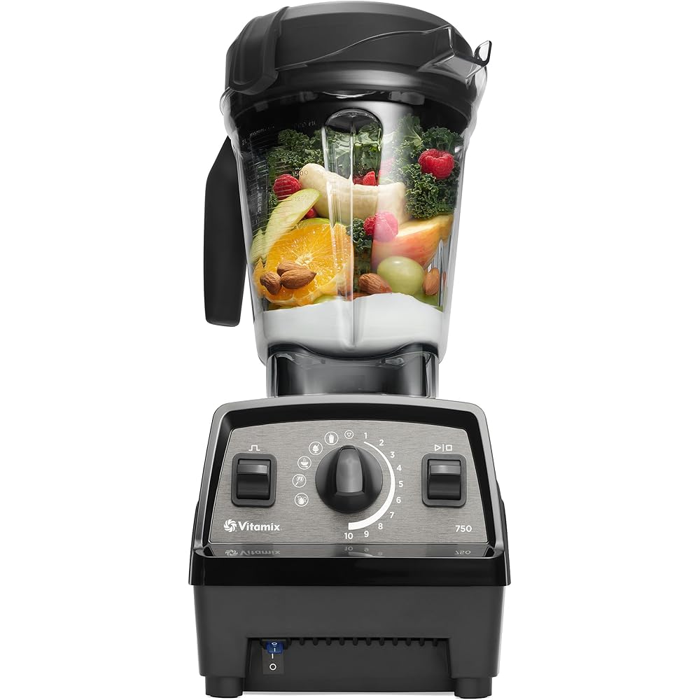 Vitamix Propel Series 750 Blender, Professional Grade Blender, 4 Presets + Self-Cleaning, Smoothie, Frozen Dessert, Soups and Dips, 64-oz Pitcher, Black: Home & Kitchen