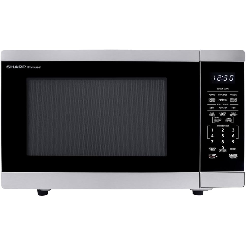 SHARP Countertop Microwave Oven with Removable 12.4