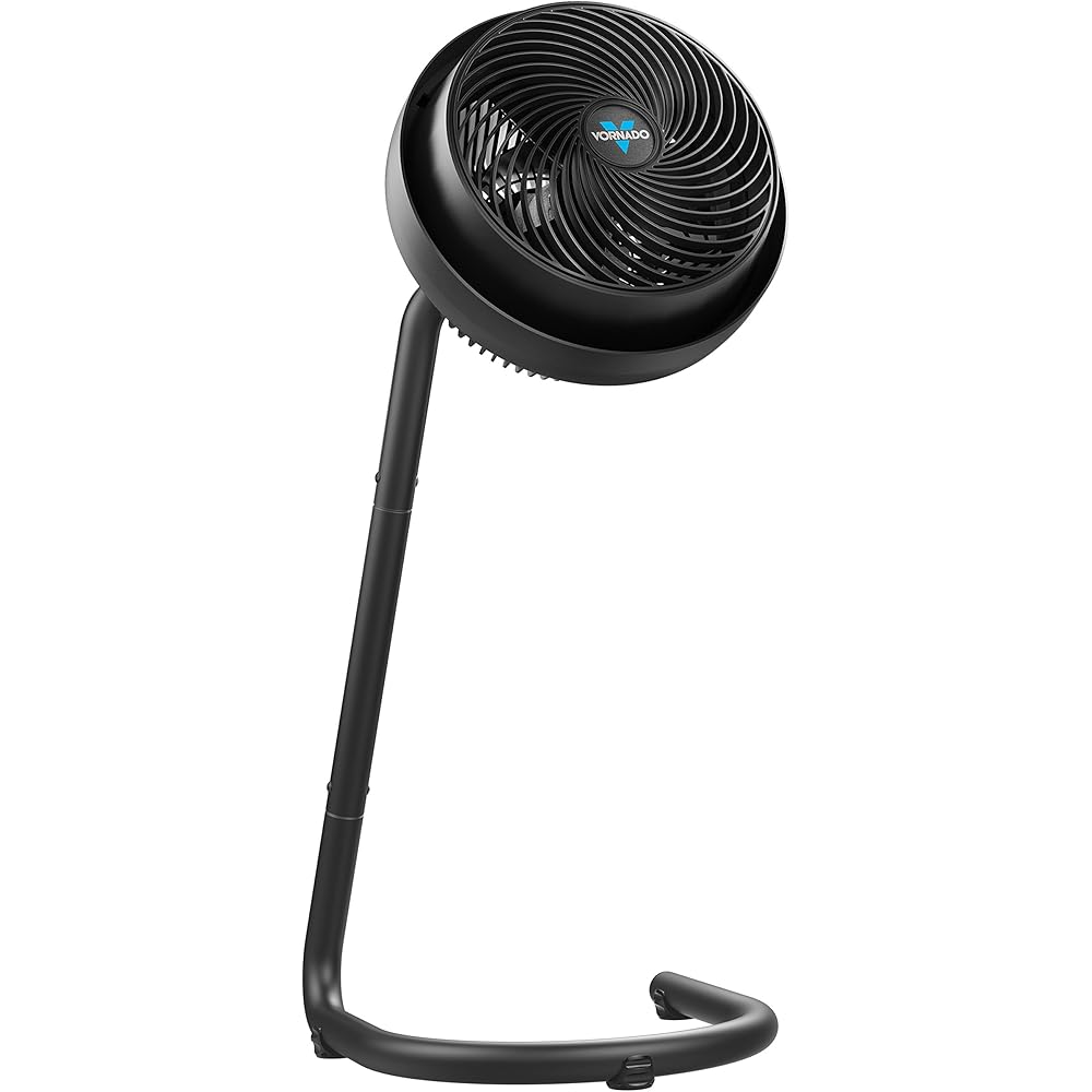 Vornado 783 Full-Size Whole Room Air Circulator Fan, Adjustable Height, 3 Speeds, Tilt Head, Removable Grill, Moves Air 100 Feet, Pedestal Fan for Home, Office, Bedroom, Black : Home & Kitchen