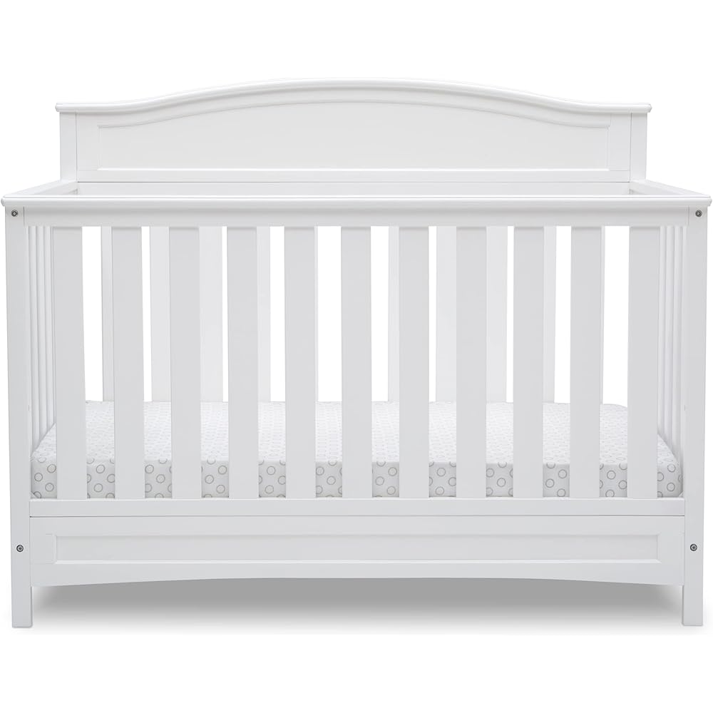Delta Children Emery 4-in-1 Convertible Baby Crib - Greenguard Gold Certified, White : Baby