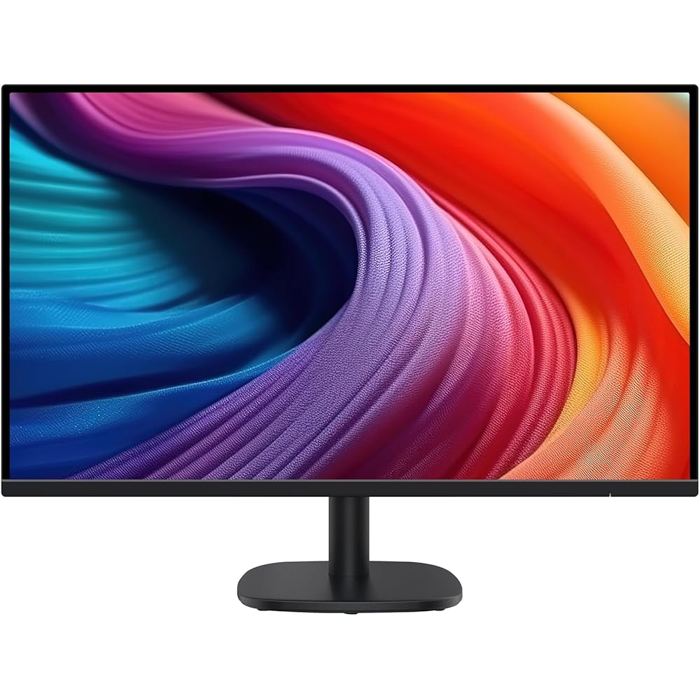 Amazon Basics 27 inch Monitor, FHD 1080P, Max 100Hz, VESA Compatible, Built-in Speakers, Black : Electronics