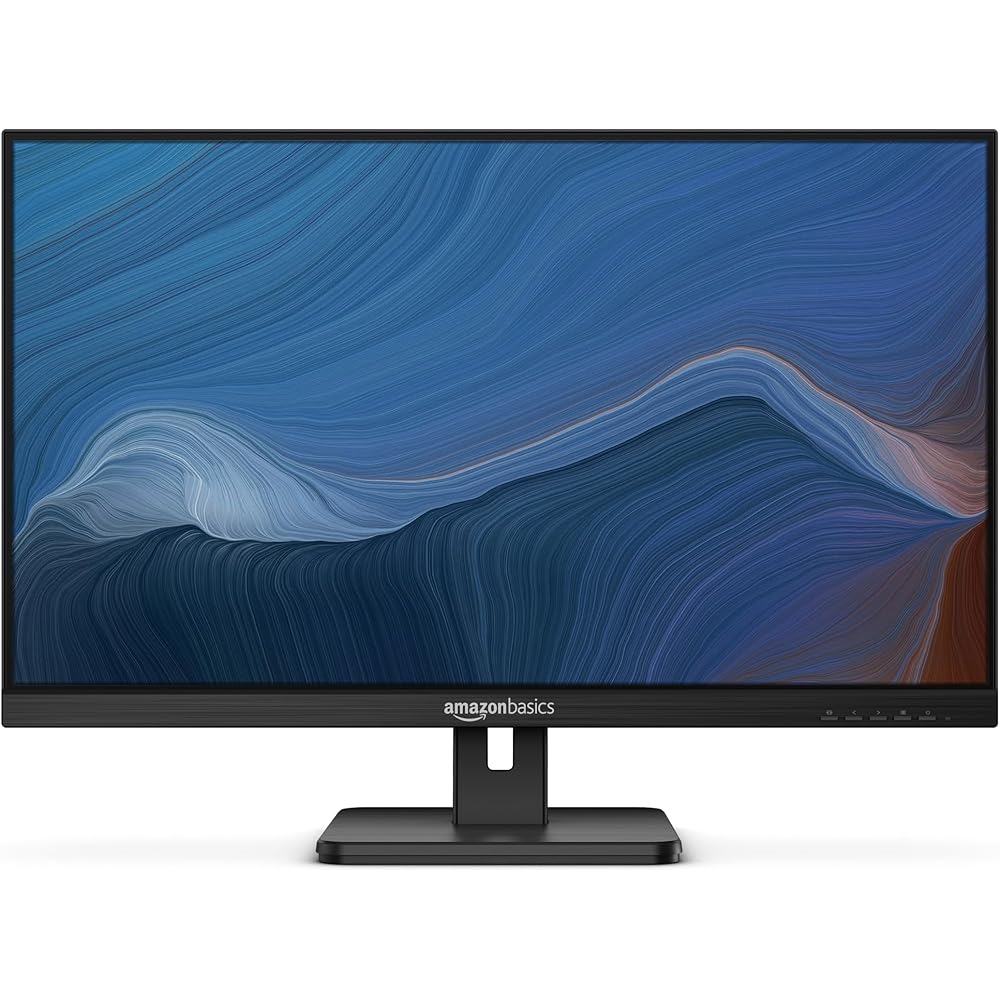 Amazon Basics IPS Monitor 75 Hz Powered with AOC Technology FHD 1080P HDMI, Display Port and VGA Input VESA Compatible Built-in Speakers for Office and Home, 27 in, Black : Electronics