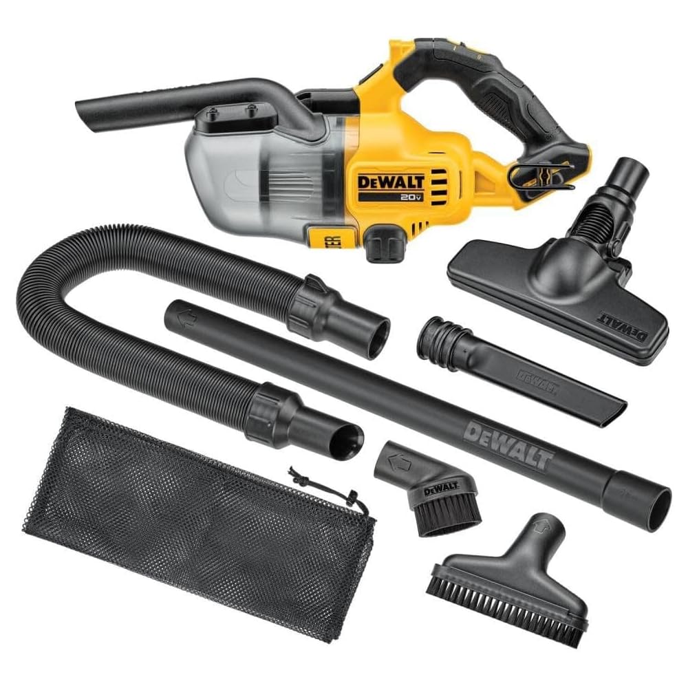 DEWALT 20V Vacuum, Cordless Handheld Vacuum, HEPA, Battery Not Included (DCV501HB) : Home & Kitchen