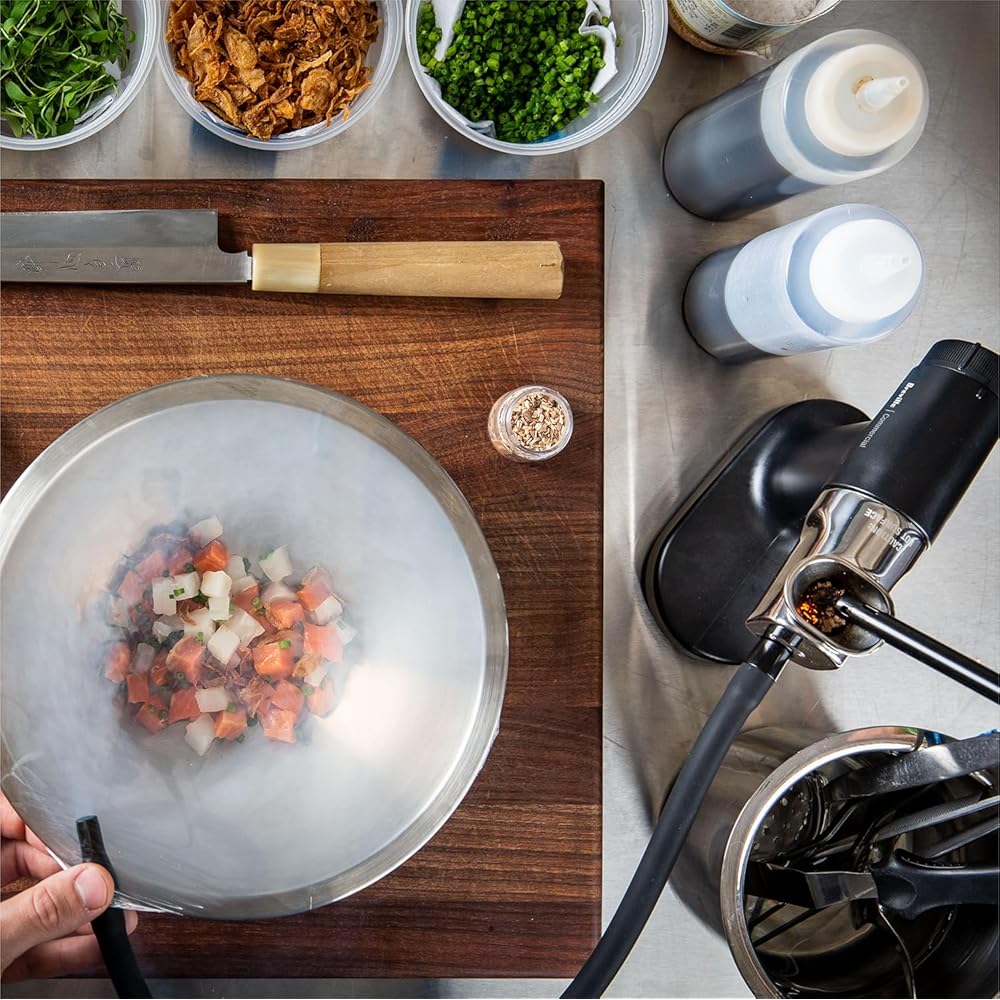 PolyScience Breville Gun Pro Smoke Infuser, Commercial, 0.5 Oz, Black: Home & Kitchen