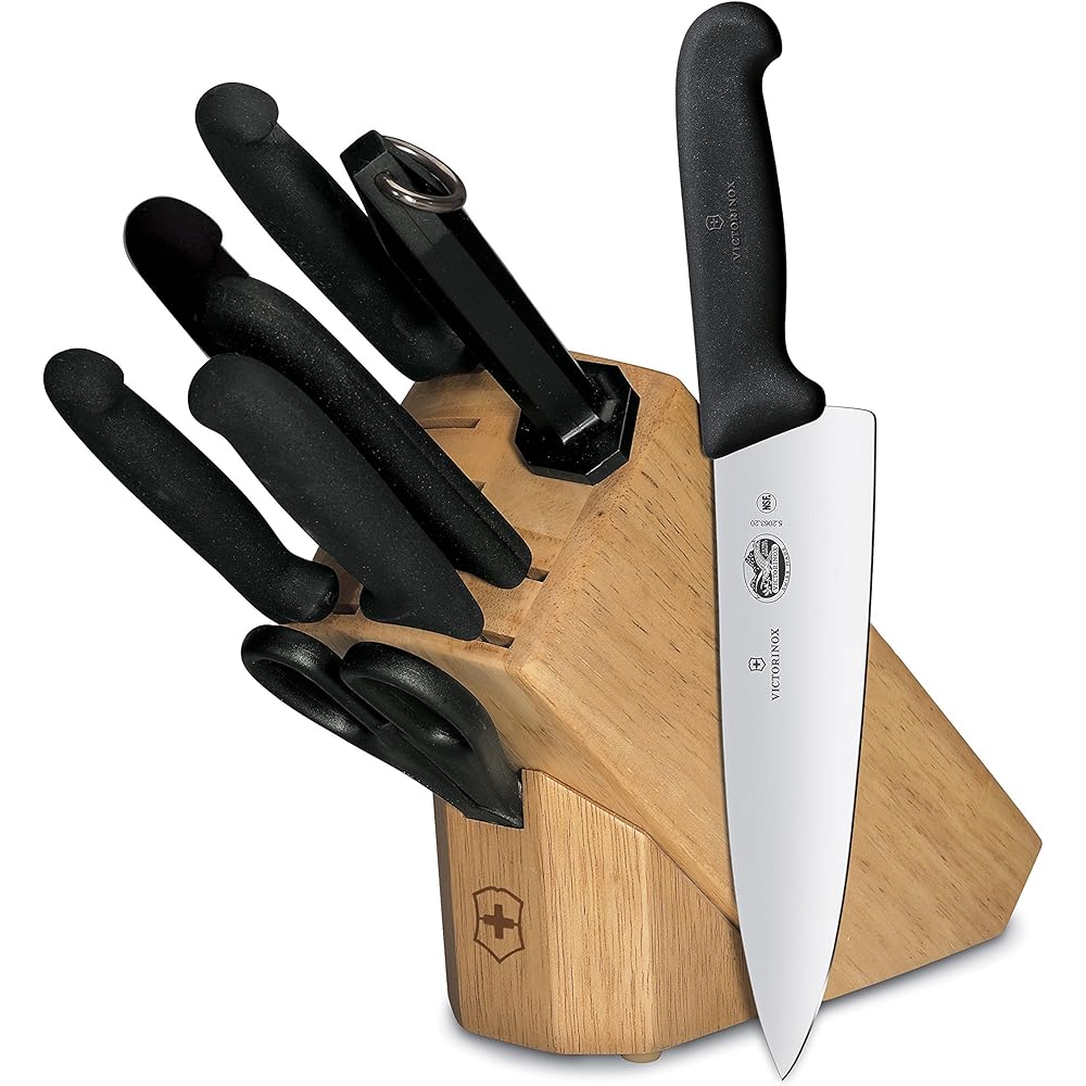 Victorinox 8-Piece Knife Block Set: Block Knife Sets: Home & Kitchen