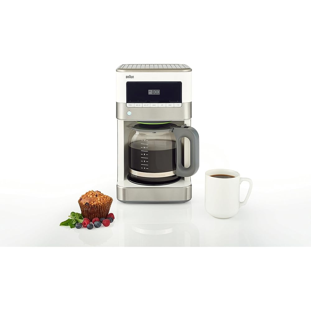 Braun KF6050WH BrewSense Drip Coffee Maker, White: Home & Kitchen
