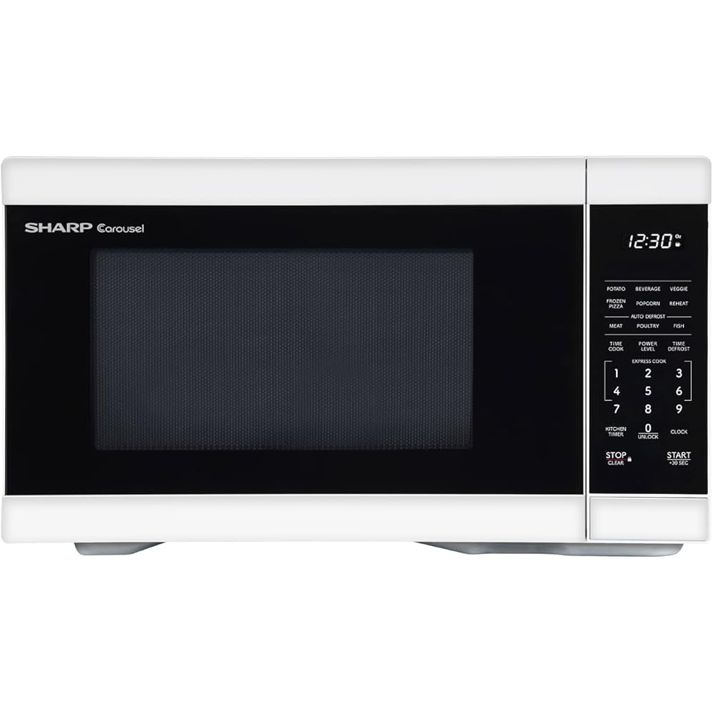SHARP Countertop Microwave Oven with Removable 12.4