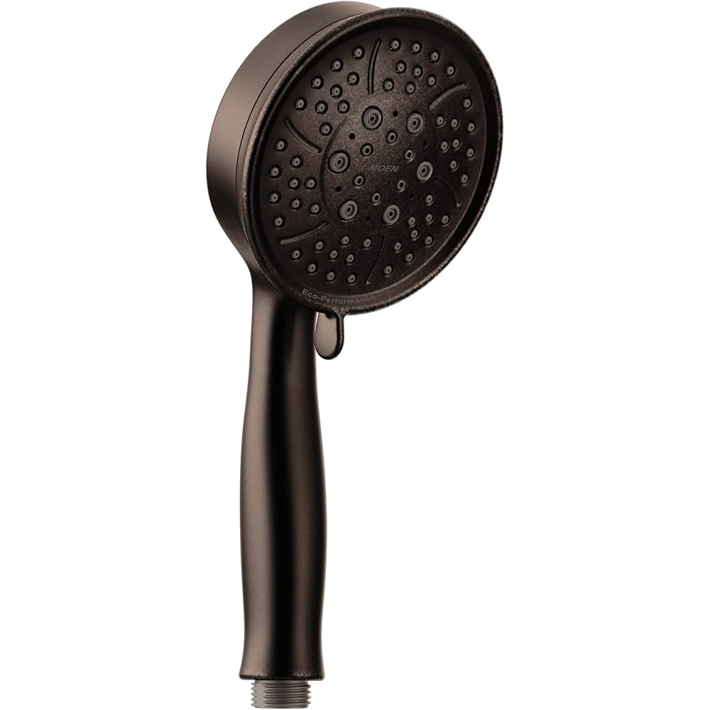Moen Oil Rubbed Bronze Replacement 4-Function Eco-Performance Handheld Showerhead, 164927ORB -