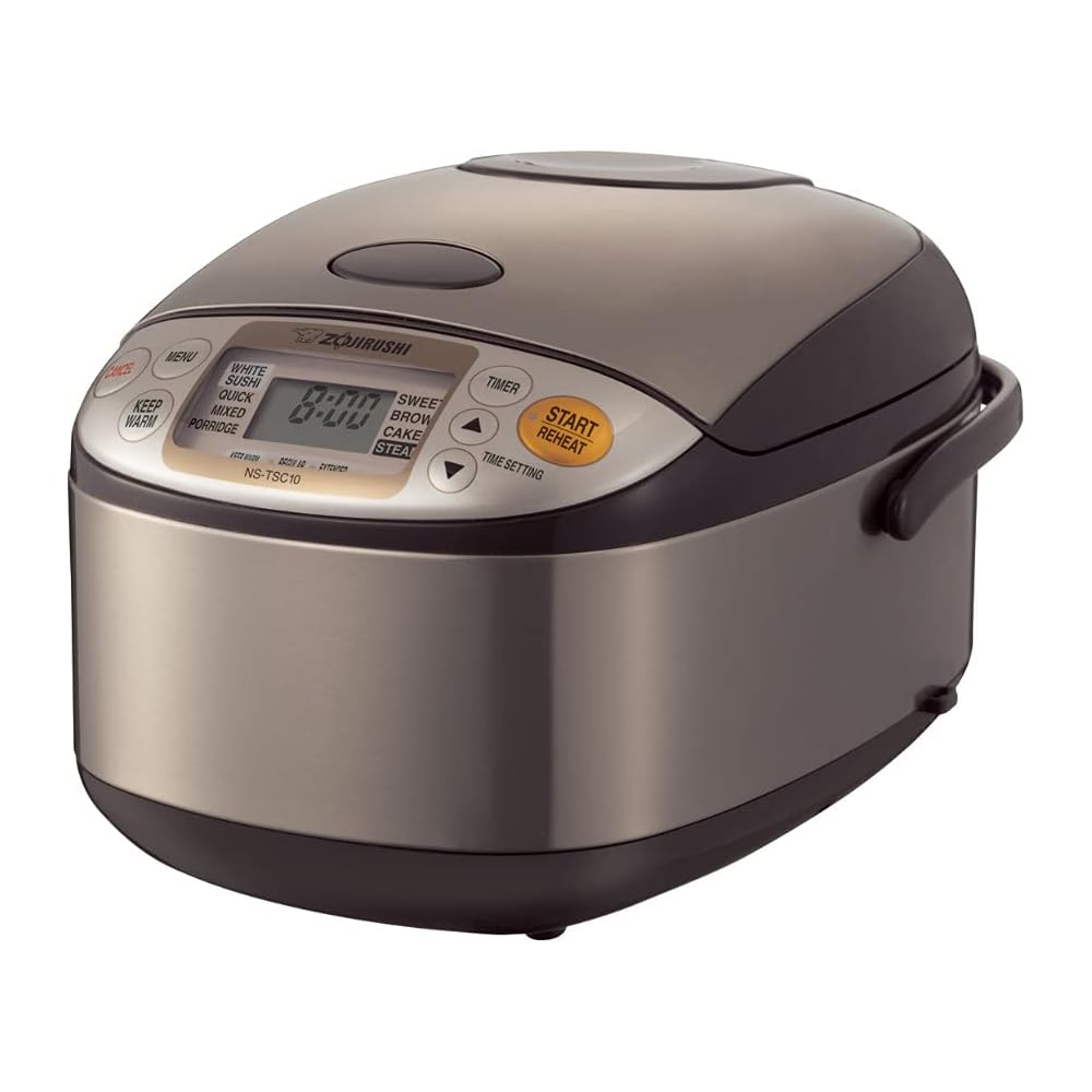 Zojirushi NS-TSC10 5-1/2-Cup (Uncooked) Micom Rice Cooker and Warmer, 1.0-Liter: Home & Kitchen