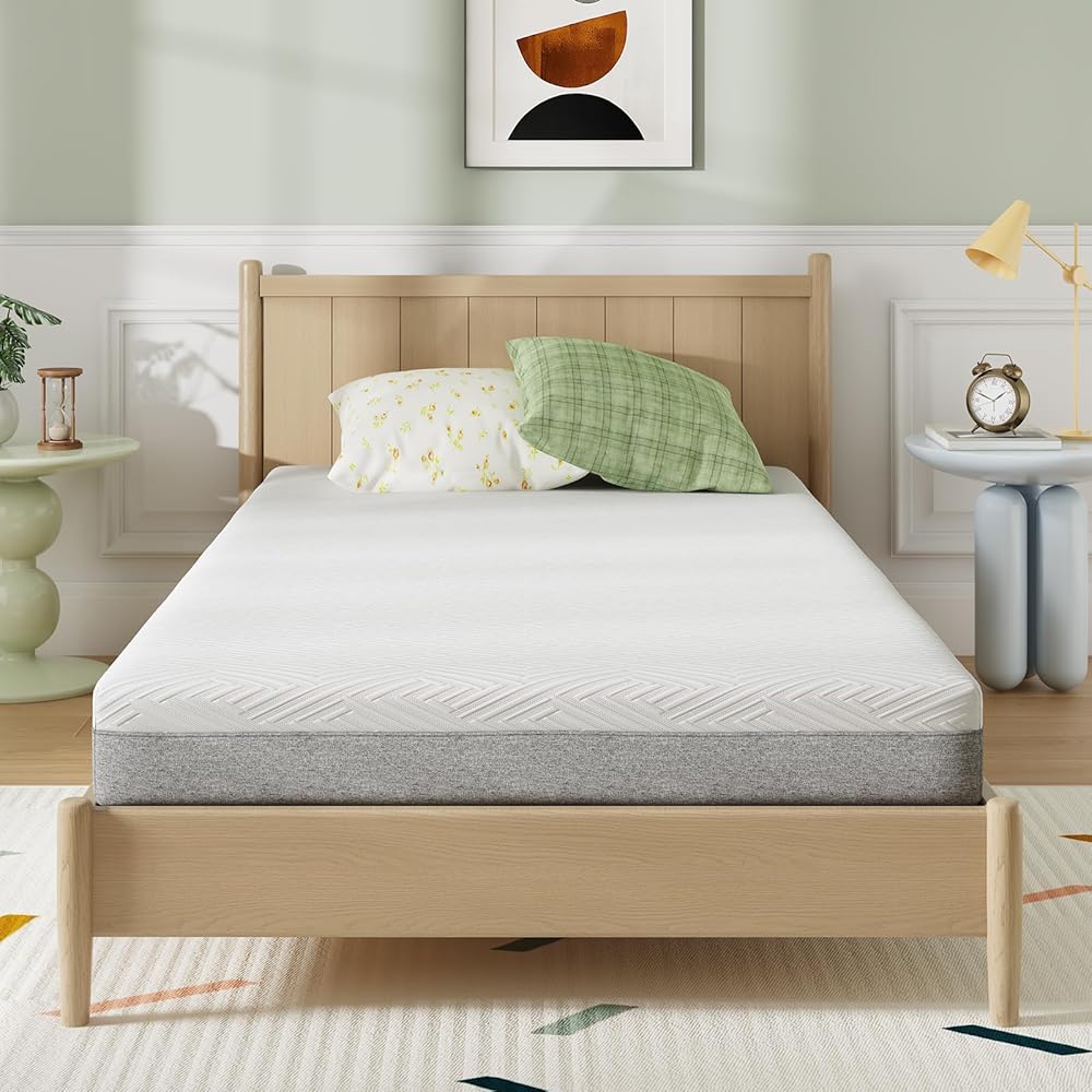 Novilla Full Mattress, 8 Inch Full Size Mattress, Gel Memory Foam Mattresses for Pressure Relief & Reliable Support & Cooling Night Sleep, CertiPUR-US Certified in a Box, White & Grey : Home & Kitchen