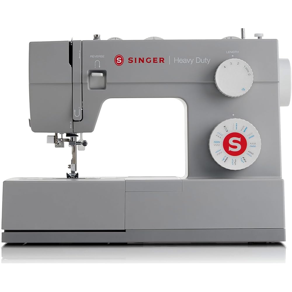 SINGER Heavy Duty 4423 High Speed Sewing Machine with Accessory Kit | Strong Motor With Enhanced Piercing Power, 97 Stitch Applications, Full Metal frame, 1-step Buttonhole & LED Light