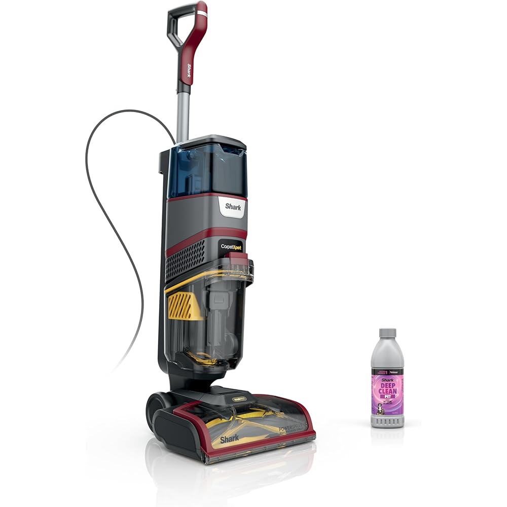- Shark CarpetXpert HairPro Upright Carpet Cleaner, Perfect for Pets, Lightweight & Powerful, Dirt, Grime, Hair & Odor Removal, Carpet Shampooer, Pet Cleaning Solution, Magenta, EX221BRN