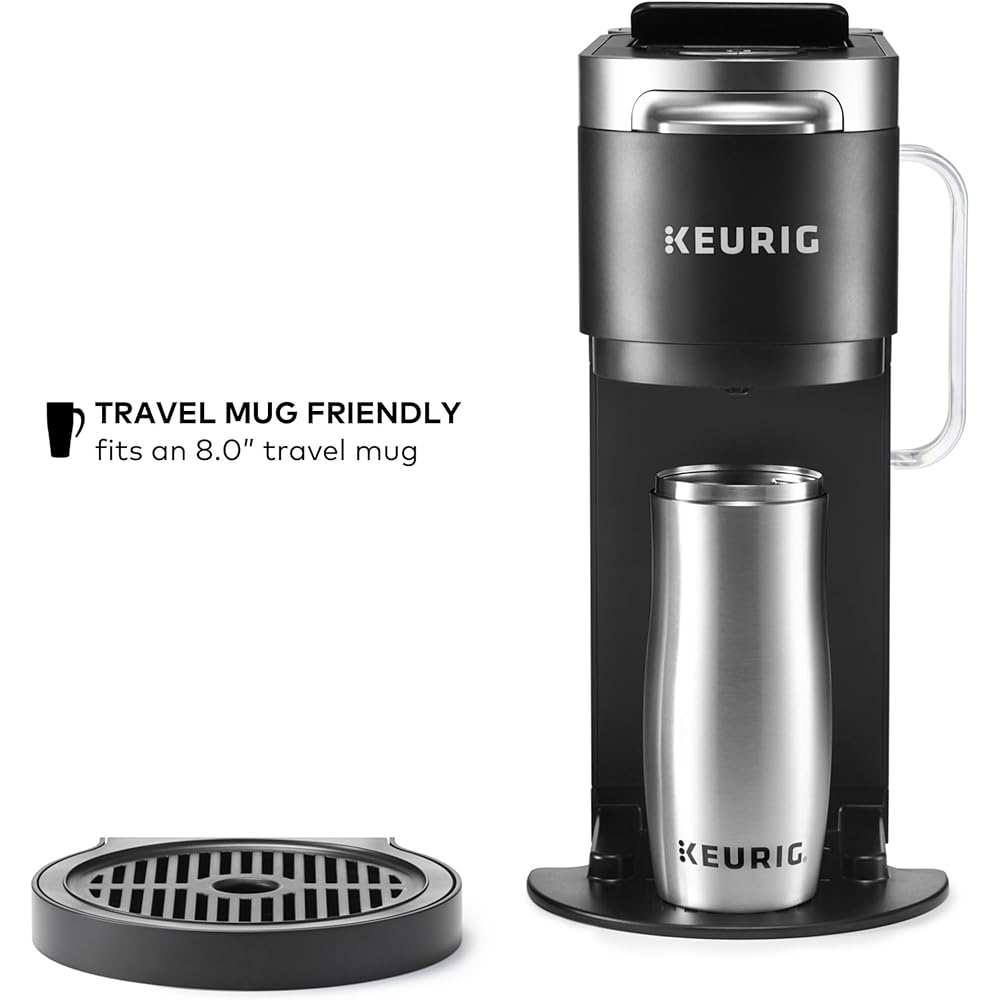 Keurig K-Duo Plus Single Serve & Carafe Coffee Maker, Multi-Position 60oz Removable Reservoir, Programmable Auto Brew Carafe, Black: Home & Kitchen